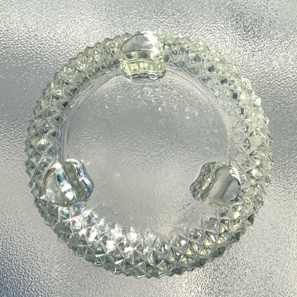 Diamond Point 3-Footed Candy Dish - Picture 7 of 7